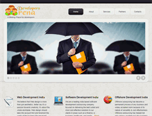 Tablet Screenshot of developersarena.net